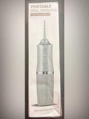 White Portable Oral Irrigator Water Flosser - 3 Mode